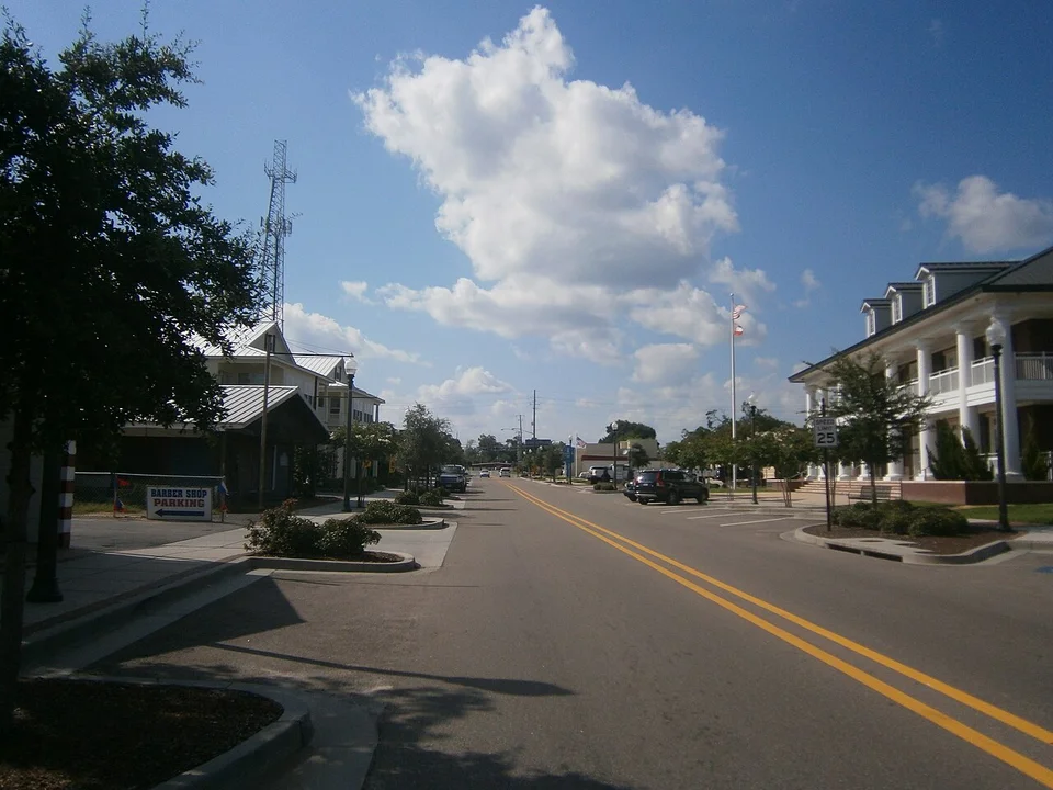 Jeff Davis Avenue in downtown Long Beach